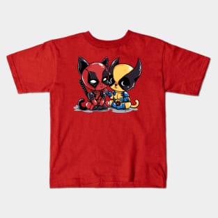 Catpool and Catverine Kids T-Shirt